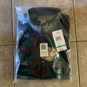 Men Cabelas Flannel Shirt